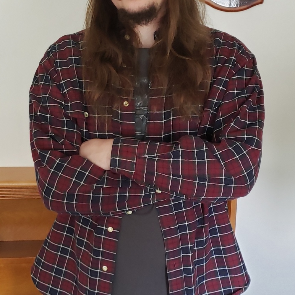 Vintage Tommy Hilfiger plaid flannel